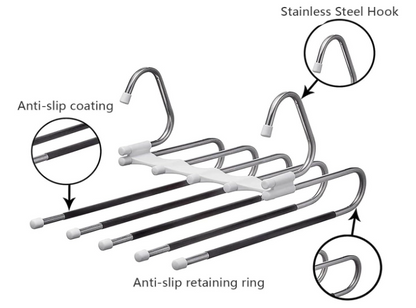 Space Saving pant hangers