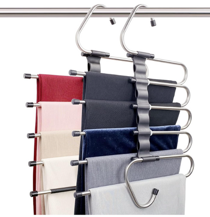 Space Saving pant hangers