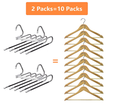 Space Saving pant hangers