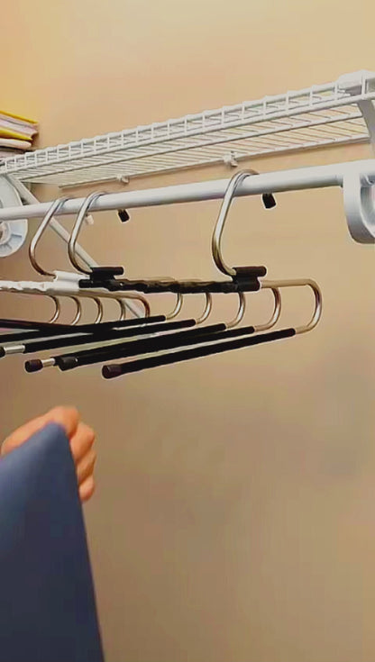 Space Saving pant hangers
